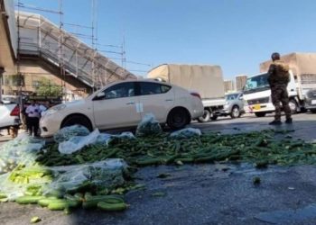 Federe Kürdistan Bölgesi’ndeki çiftçiler hükümet politikalarına karşı eylemde