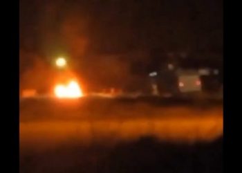 Van’da zırhlı araca ses bombası atıldı