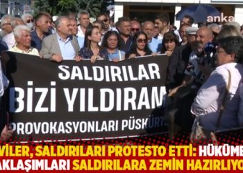 Aleviler, saldırıları protesto etti: H&uuml;k&uuml;metin yaklaşımları saldırılara zemin hazırlıyor