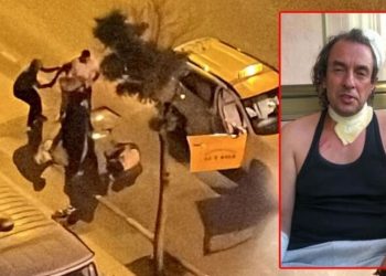 Alkollü yolcu taksi şoförünü ısırdı, darbetti, aracına binip kaza yaptı