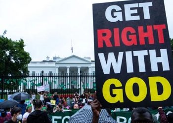 Beyaz Saray önünde gösteri: Kürtajı yasallaştırın