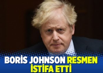 Boris Johnson resmen istifa etti