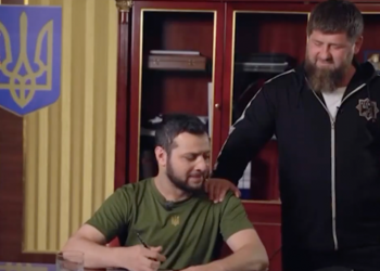 Çeçen lider Kadirov, Zelensky taklidi yapan bir kişiyle video çekti, Ukrayna’da alay konusu oldu