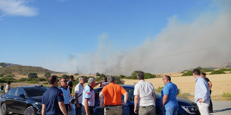Çeşme’de Ovacık-Sertur’da çıkan yangın kontrol altına alındı