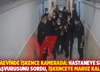 Cezaevinde işkence kamerada: Hastaneye sevk başvurusunu sordu, işkenceye maruz kaldı
