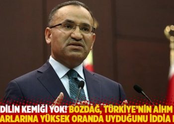 Dilin kemiği yok! Bozdağ, T&uuml;rkiye'nin AİHM kararlarına y&uuml;ksek oranda uyduğunu iddia etti