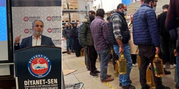 Diyanet yağ kuyruklarının faturasını vatandaşa çıkardı