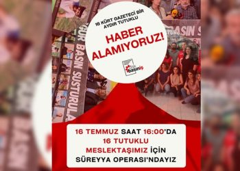 Diyarbakır’da tutuklanan 16 gazeteci için İstanbul’da eylem çağrısı