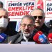 Emekli Memur-Sen Genel Başkanı Küçükkösen: Emeklilerle çalışanlar arasında açılan maaş farkı kapatılmalıdır