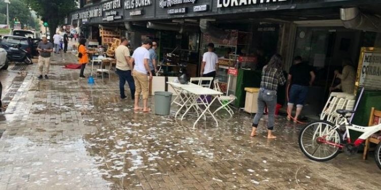Eskişehir ve Bilecik'te sağanak yağış: Ev ve iş yerlerini su bastı