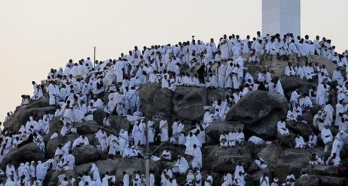 Hacı adayları Arafat’ta