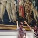 İklim aktivistleri, kendilerini 650 yıllık Botticelli tablosuna yapıştırdı!