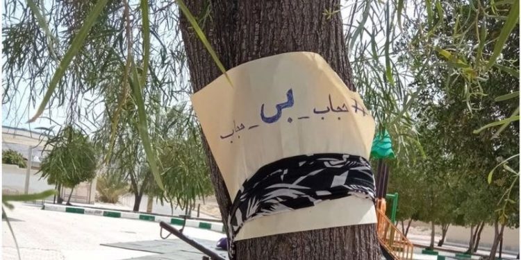 İran'da kadınlar 'Tesettür ve İffet Günü'ne karşı eylemde