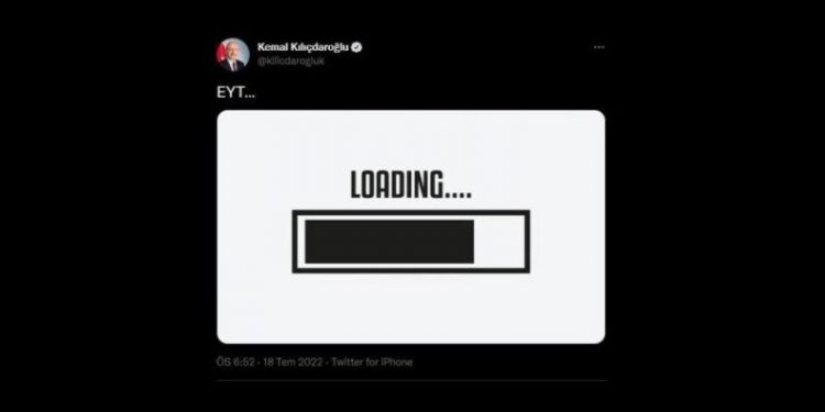 KYK borçları kararı sonrası Kılıçdaroğlu'ndan ilk paylaşım: EYT loading...
