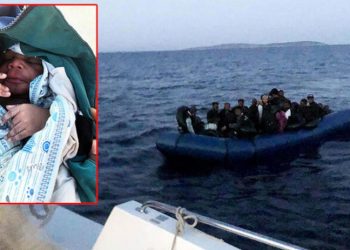 Kamerunlu kadın, Yunanistan'a geçmek isterken botta doğum yaptı