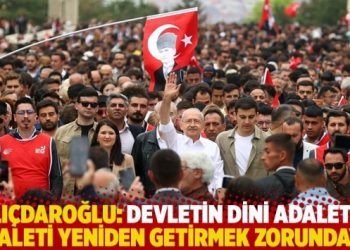 Kılı&ccedil;daroğlu: Devletin dini adaletse, adaleti yeniden getirmek zorundayız