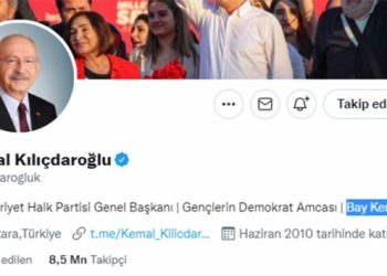 Kılı&ccedil;daroğlu, Twitter profiline 'Bay Kemal' ifadesini ekledi
