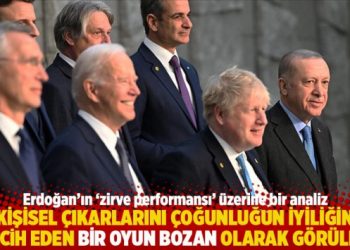 "Kişisel &ccedil;ıkarlarını &ccedil;oğunluğun iyiliğine tercih eden bir oyun bozan olarak g&ouml;r&uuml;ld&uuml;"