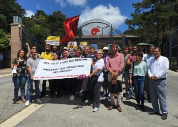 Koç Üniversitesi’nde taşeron işçilerin hak mücadelesi sürüyor