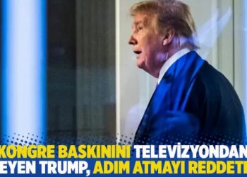 Kongre baskınını Beyaz Saray'da televizyondan izleyen Trump, adım atmayı reddetmiş