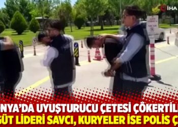 Konya&rsquo;da uyuşturucu &ccedil;etesi &ccedil;&ouml;kertildi: &Ouml;rg&uuml;t lideri savcı, kuryeler ise polis &ccedil;ıktı