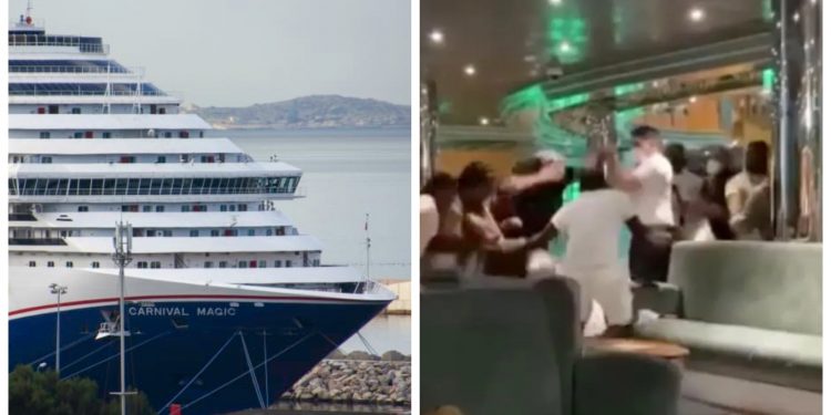 Kruvaziyer gemisinde aldatmayla başlayan kriz: Üçlü ilişkinin ortaya çıktığı kavgaya 60 kişi dâhil oldu