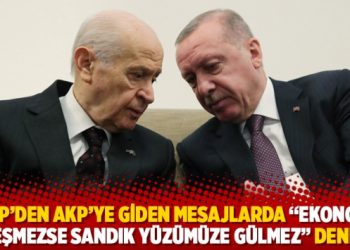 Kulis: MHP&rsquo;den AKP&rsquo;ye giden mesajlarda "Ekonomi iyileşmezse sandık y&uuml;z&uuml;m&uuml;ze g&uuml;lmez" deniyor