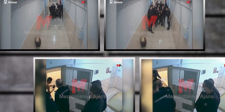 Kürkçüler Cezaevi’nde işkence kameralara yakalandı; gardiyanlar raydan çıkmış