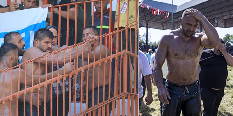 Kırkpınar'da gergin anlar: Şaban Yılmaz kırmızı kartla elenince ortalık karıştı, Ali Gürbüz "ebedi altın kemer"e veda etti