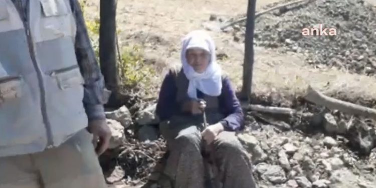 Maden işletmesi için tarım arazisine beton dökülen 75 yaşındaki Sarıdoğan: Zorla elimizden alıyorlar