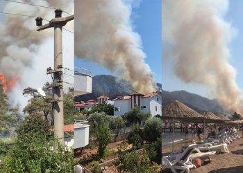 Marmaris’teki orman yangını kontrol altına alındı