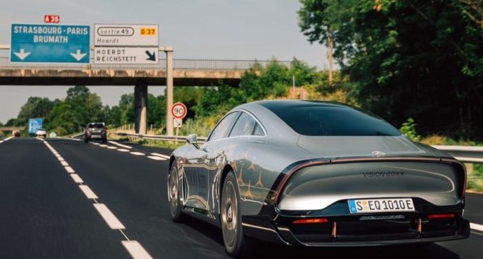 Mercedes-Benz Vision EQXX, 1200 km ile kendi menzil rekorunu kırdı