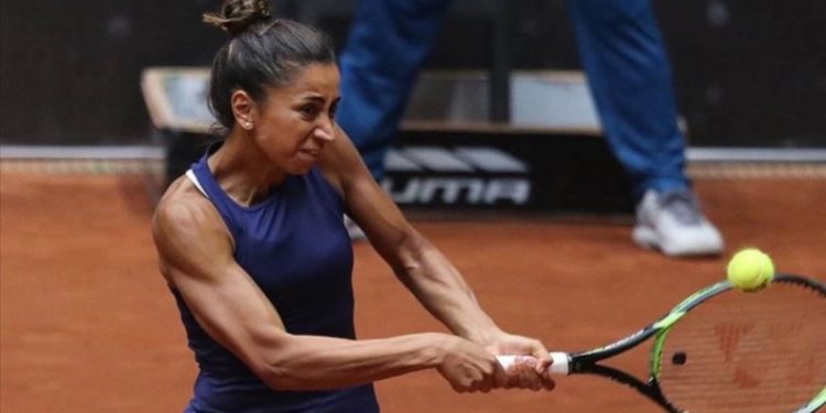 Milli tenisçi Çağla Büyükakçay, 8 ay sonra kortlara döndü