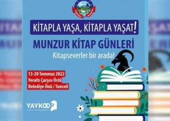 Munzur Kitap Günleri başlıyor