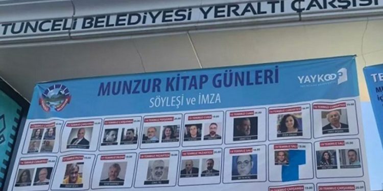 Munzur Kitap Günleri'nde 3 kitap toplatıldı