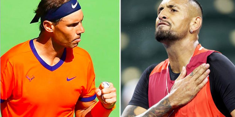 Nadal ve Kyrgios, Wimbledon'da yarı finale kaldı