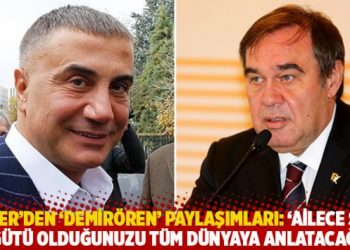 Peker'den 'Demirören' paylaşımları: 'Ailece suç örgütü olduğunuzu tüm dünyaya anlatacağım'