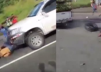 Protesto için yolu trafiği kapatan öğrencilerin üzerinden aracıyla geçti: 2 yaralı