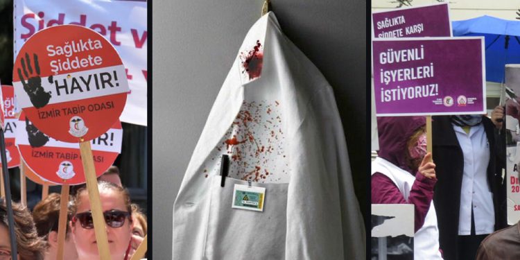 Sağlık çalışanları iş bıraktı; şiddeti protesto eylemlerinde ‘hükümet istifa’ sloganları