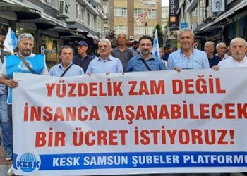 Samsun KESK Şubeler Platformu: Kaşıkla verilen kepçeyle alınmak isteniyor