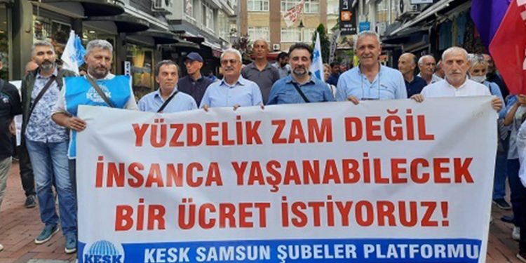 Samsun KESK Şubeler Platformu: Kaşıkla verilen kepçeyle alınmak isteniyor