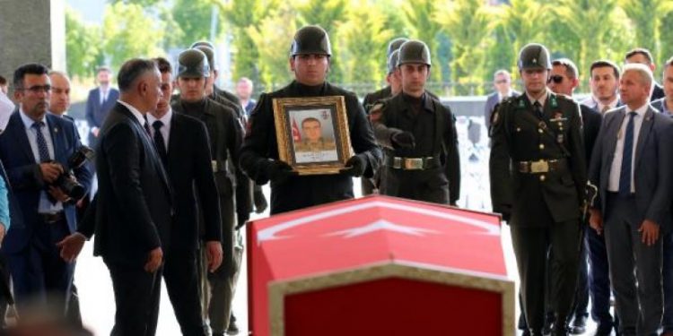 Şehit Sözleşmeli Er Mevlüt Yoğurtcu, Ankara'da son yolculuğuna uğurlandı