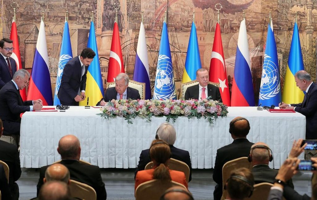 Tahıl Sevkiyatı Anlaşması İstanbul’da imzalandı