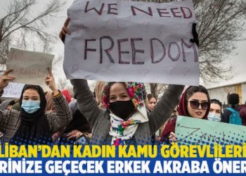 Taliban'dan kadın kamu g&ouml;revlilerine: Yerinize ge&ccedil;ecek erkek akraba &ouml;nerin