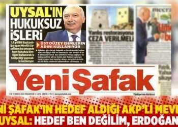 Yeni Şafak'ın hedef aldığı AKP'li Mevl&uuml;t Uysal: Hedef ben değilim, Erdoğan