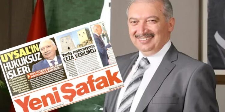 Yeni Şafak'tan, atanmış eski İBB Başkanı Uysal aleyhine haber