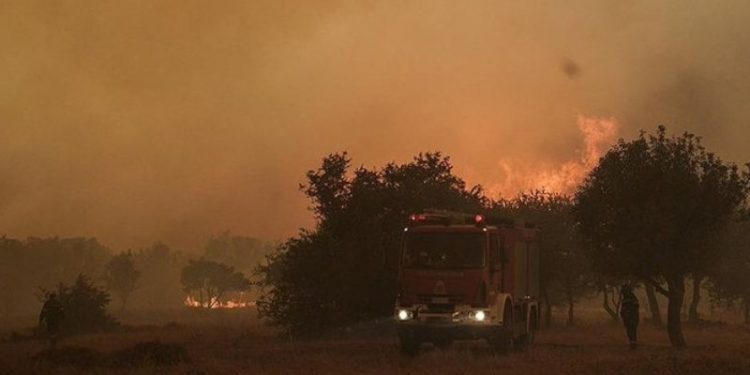Yunanistan'da 100'ü aşkın orman yangını