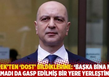 İpek'ten 'dost' bildiklerine: 'Başka bina mı kalmadı da gasp edilmiş bir yere yerleştiniz?'