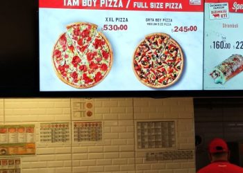 İstanbul Havalimanı'nda büyük boy pizza 530 TL