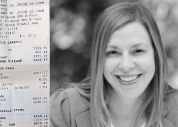 3 gün araç kiralayan kadına, 36 bin kilometre yol yaptığı gerekçesiyle 8 bin dolar fatura çıkarıldı